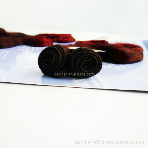 Adorable Factory hot sales 10"-14"  Brazilian Body Wave 6pcs    soft synthetic hair cheap high temperature hair weave